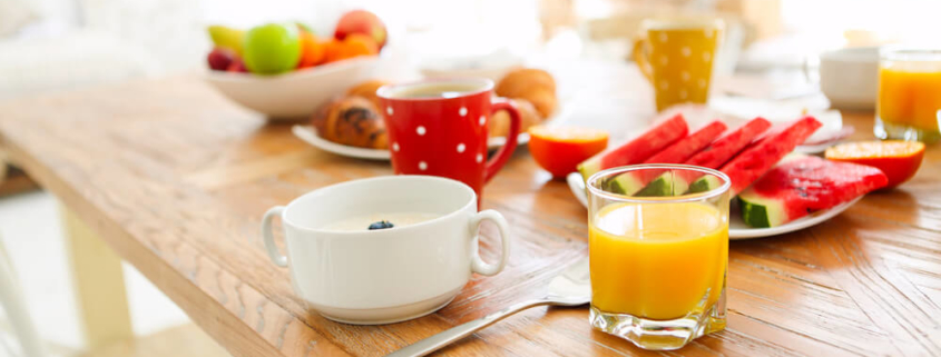Elements of a healthy breakfast